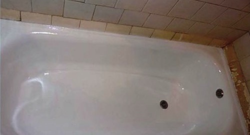 Реставрация ванны жидким акрилом | Большой Камень